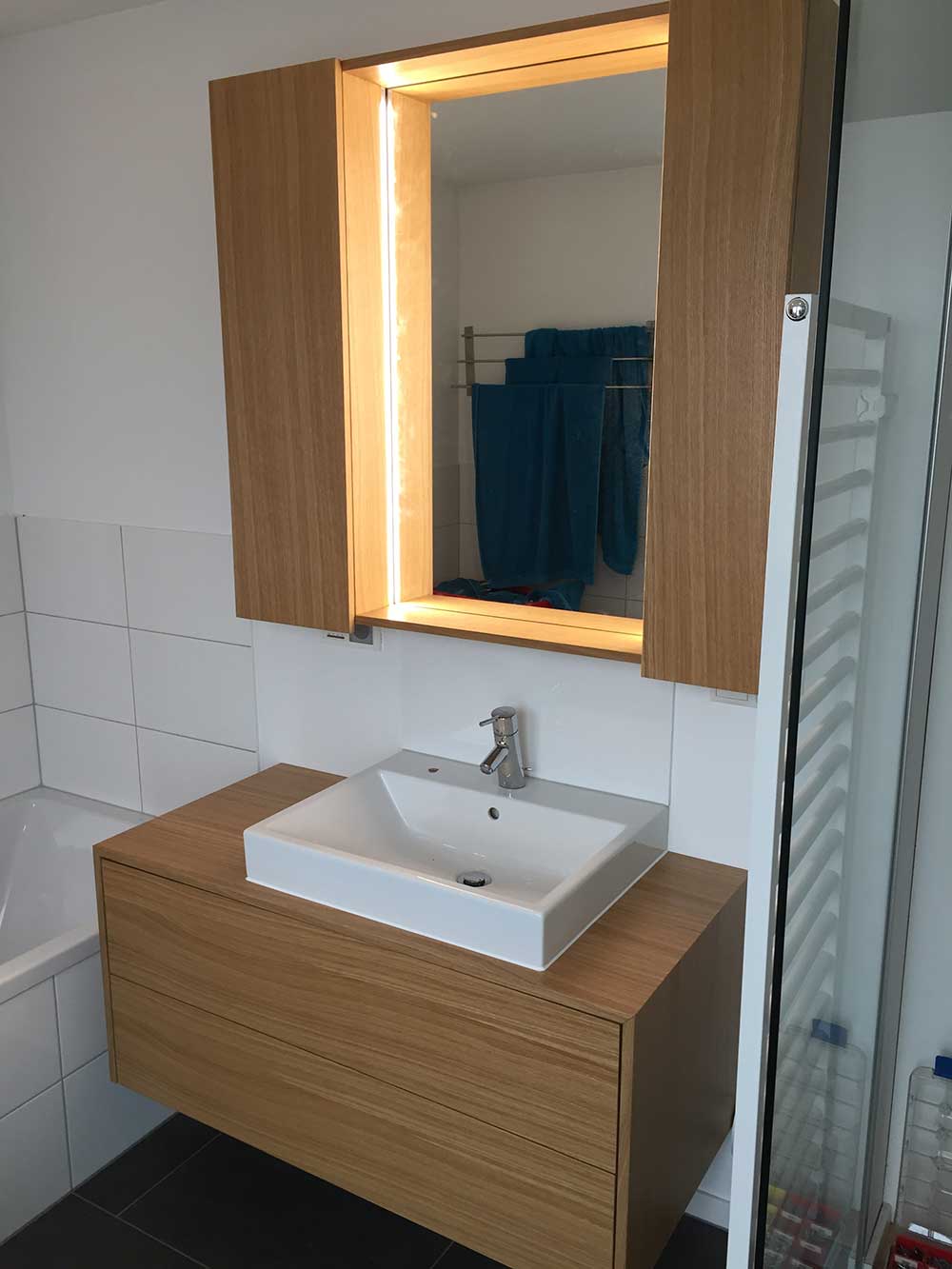 Badmöbel von der David Walch Möbeltischlerei in Bludesch